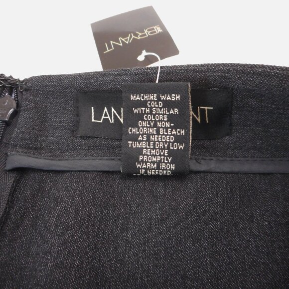 Lane Bryant Skirt Womens Size 18 Charcoal Trumpet Stretch Career Back Zip NWT - Picture 7 of 9